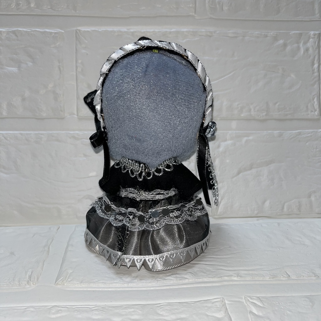 ゴスロリ風ワンピース+ヘッドドレス2点セットAタイプ