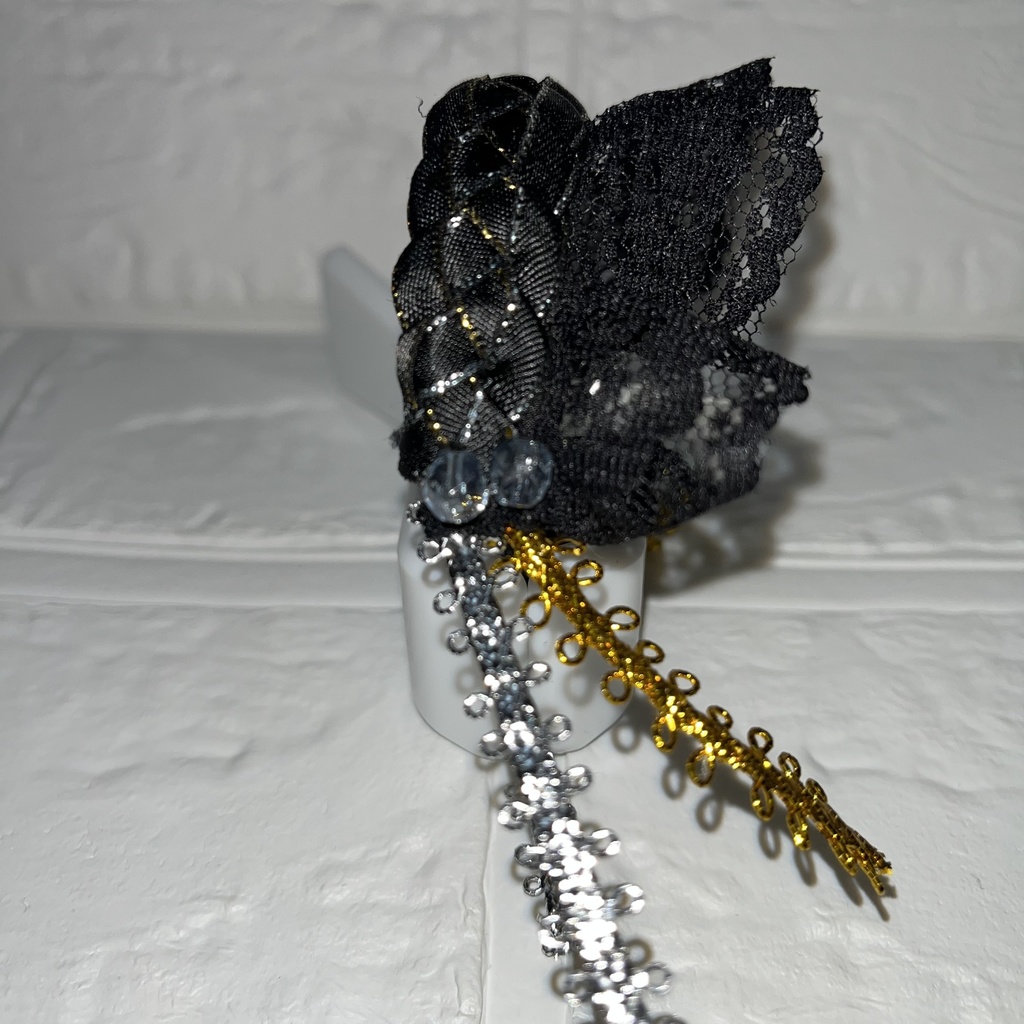 ゴスロリ風ワンピース+ヘッドドレス2点セット Cセット