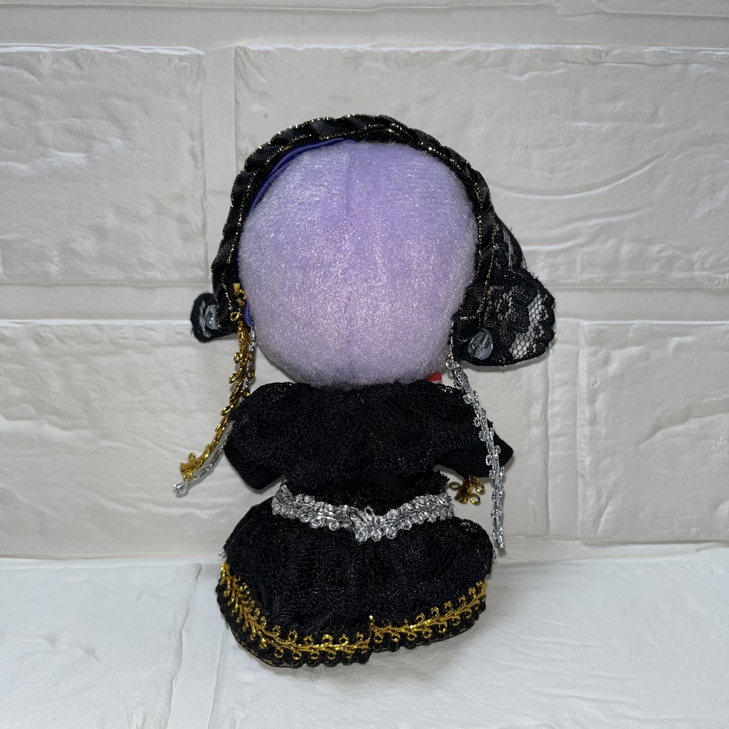 ゴスロリ風ワンピース+ヘッドドレス2点セット Cセット