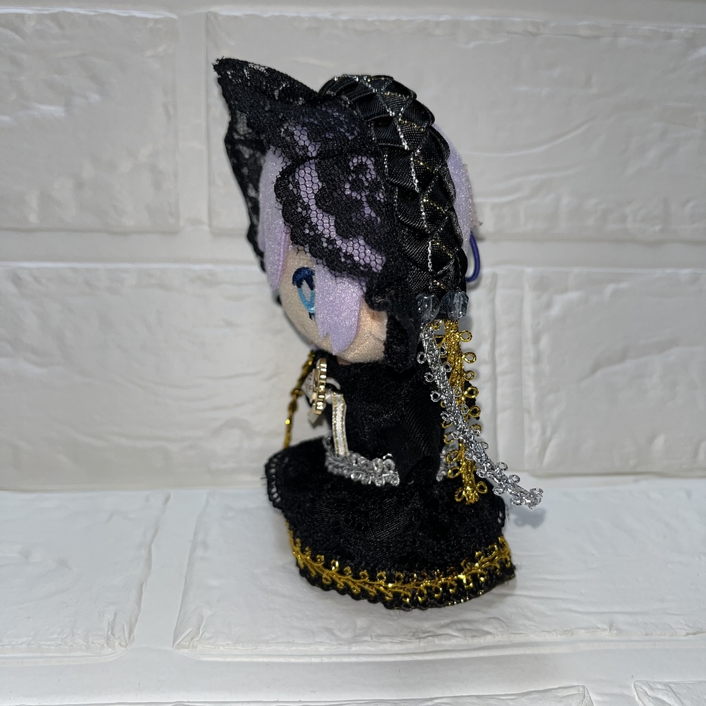 ゴスロリ風ワンピース+ヘッドドレス2点セット Cセット