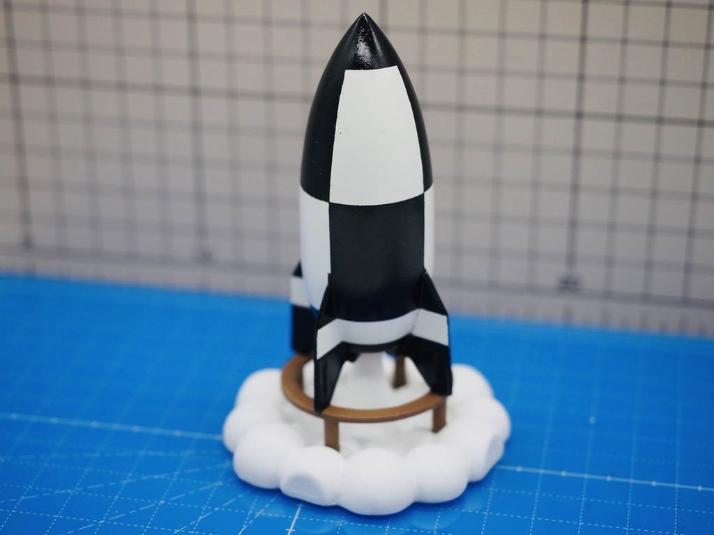 まめろけシリーズNo.1「A4/V2ロケット（量産型）」