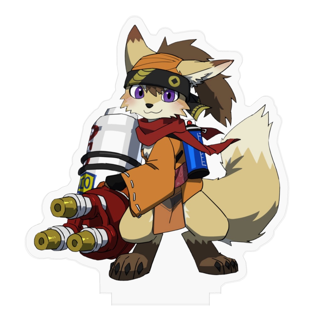 鉄火 狐々丸 アクリルフィギュア