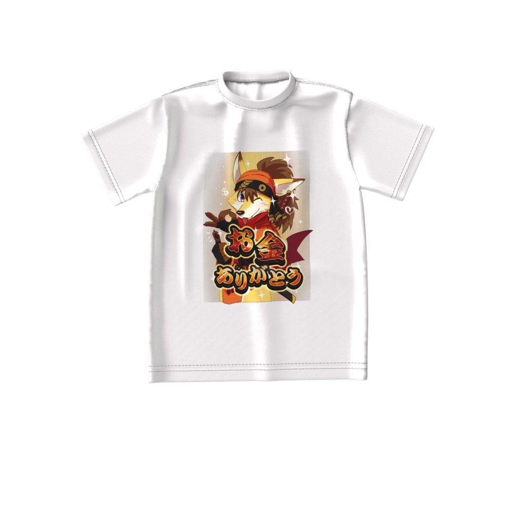 鉄火 狐々丸 ビッグシルエットTシャツ