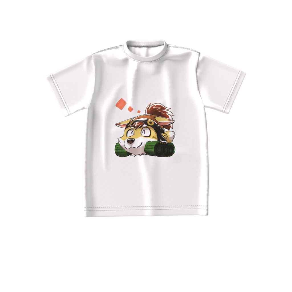 鉄火 狐々丸 ビッグシルエットTシャツ