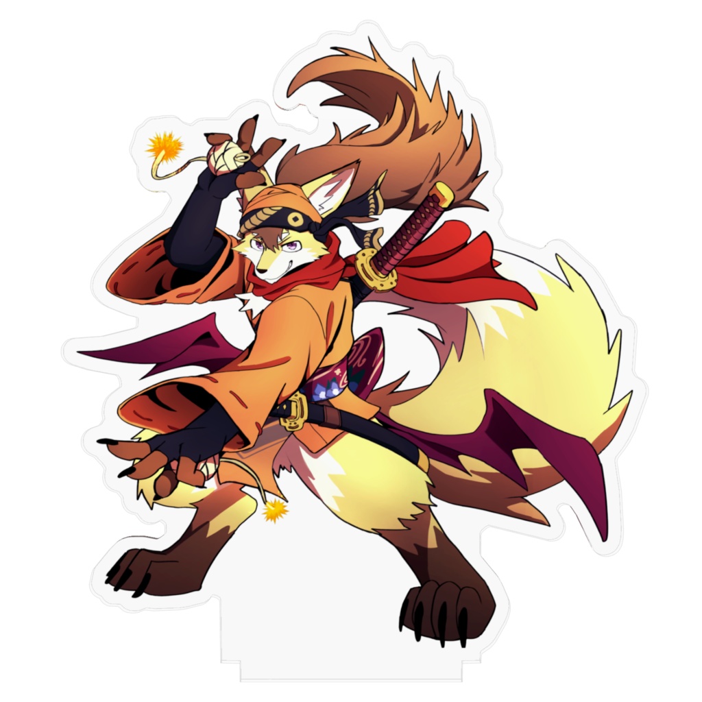 鉄火 狐々丸 アクリルフィギュア