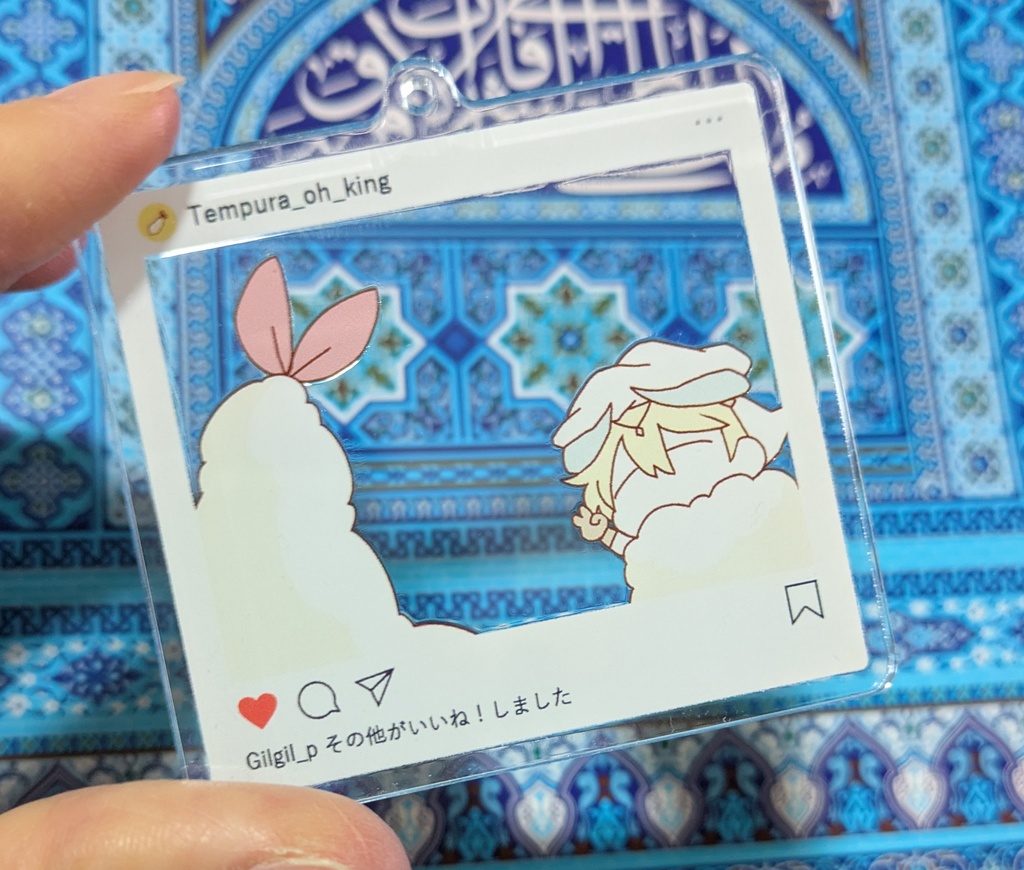 天ぷら王インスタ風アクキー(再販)