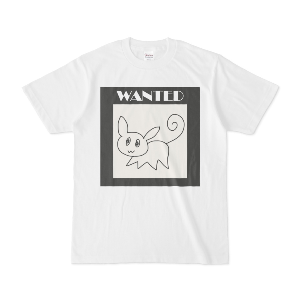 WantedぬこTシャツ