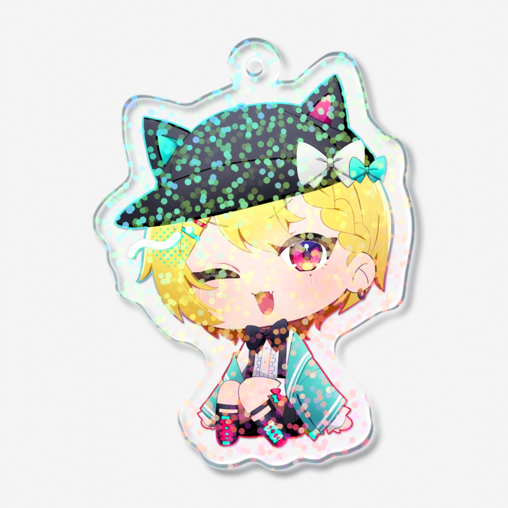 ミクホログラムアクキー