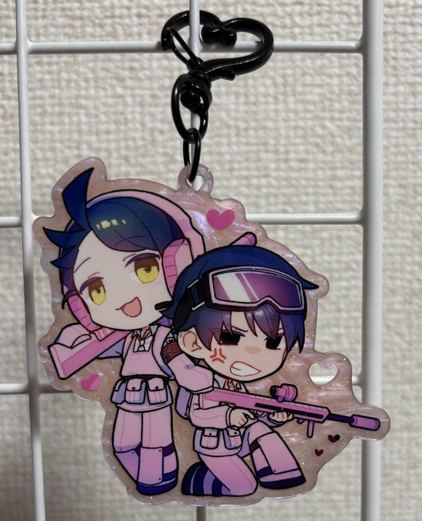 クリアレ(ピンク)アクキー