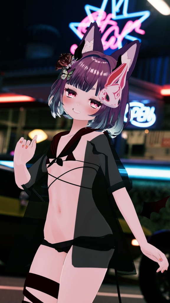 小悪魔スイムウェア(13アバター対応)