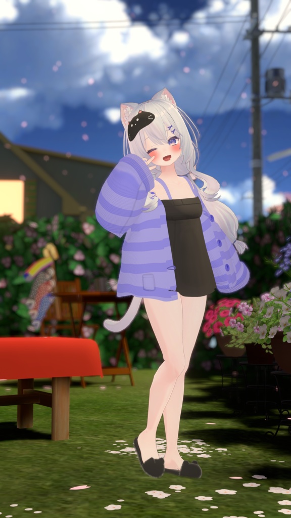 🐈販売記念セール中✨にゃんびよりルームウェア(15アバター対応)