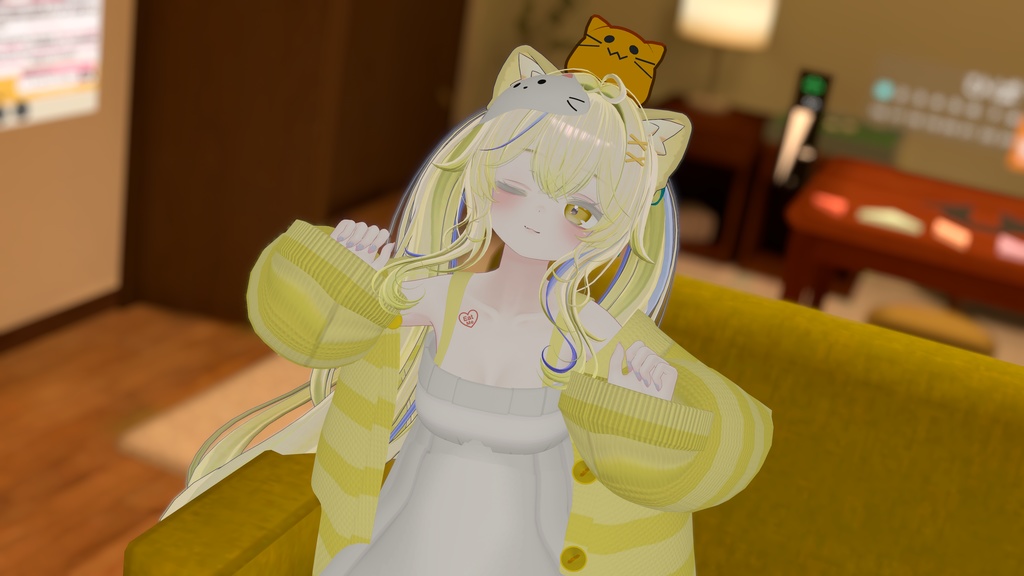 🐈販売記念セール中✨にゃんびよりルームウェア(15アバター対応)