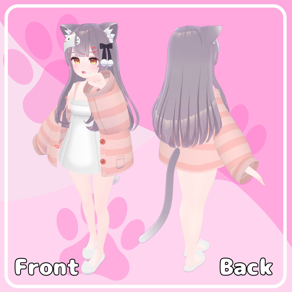 🐈販売記念セール中✨にゃんびよりルームウェア(15アバター対応)