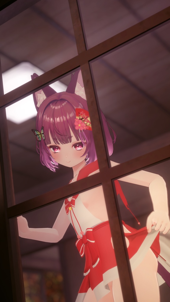 ⛩販売記念セール⛩ 妖恋巫女(19アバター対応)
