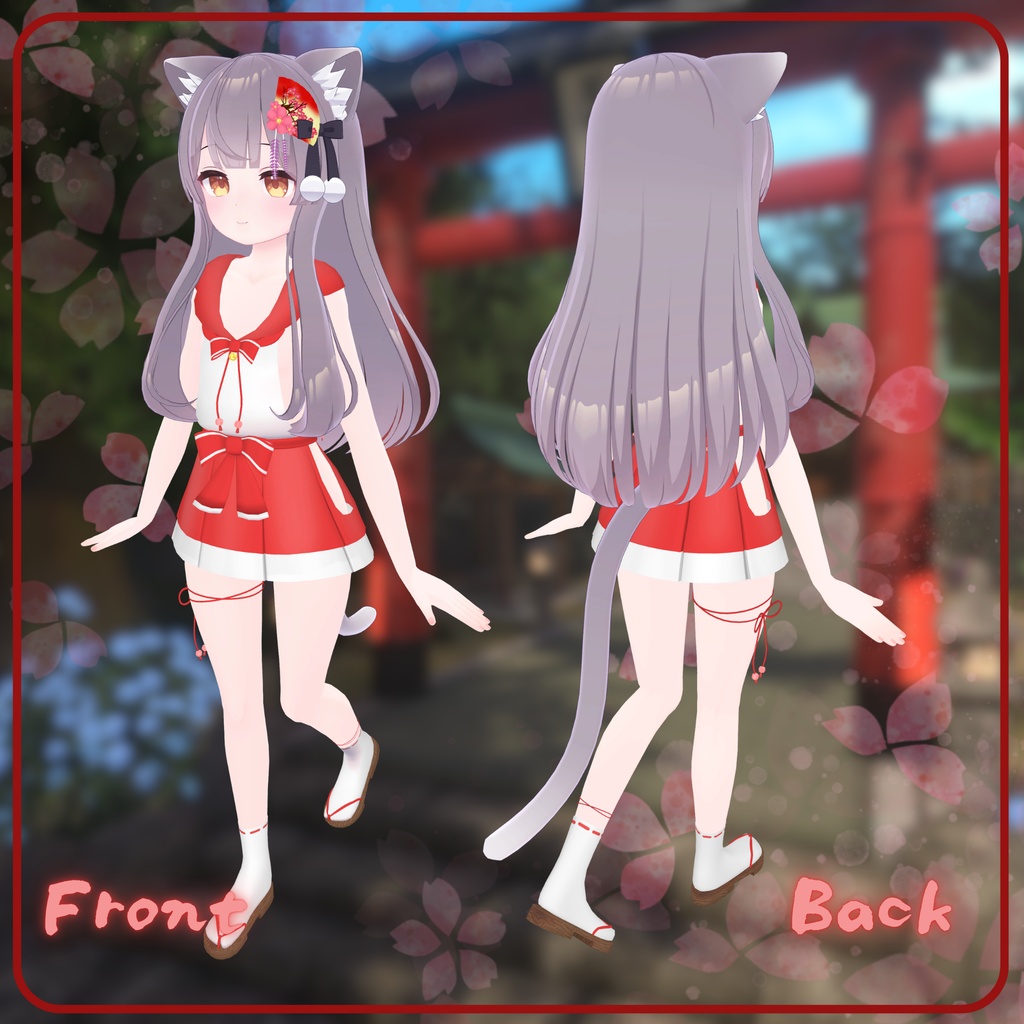 ⛩販売記念セール⛩ 妖恋巫女(19アバター対応)