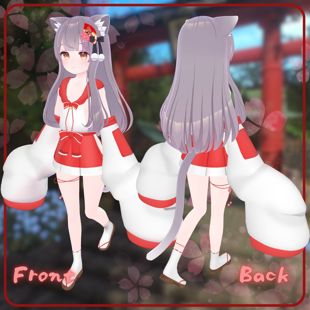 ⛩販売記念セール⛩ 妖恋巫女(19アバター対応)