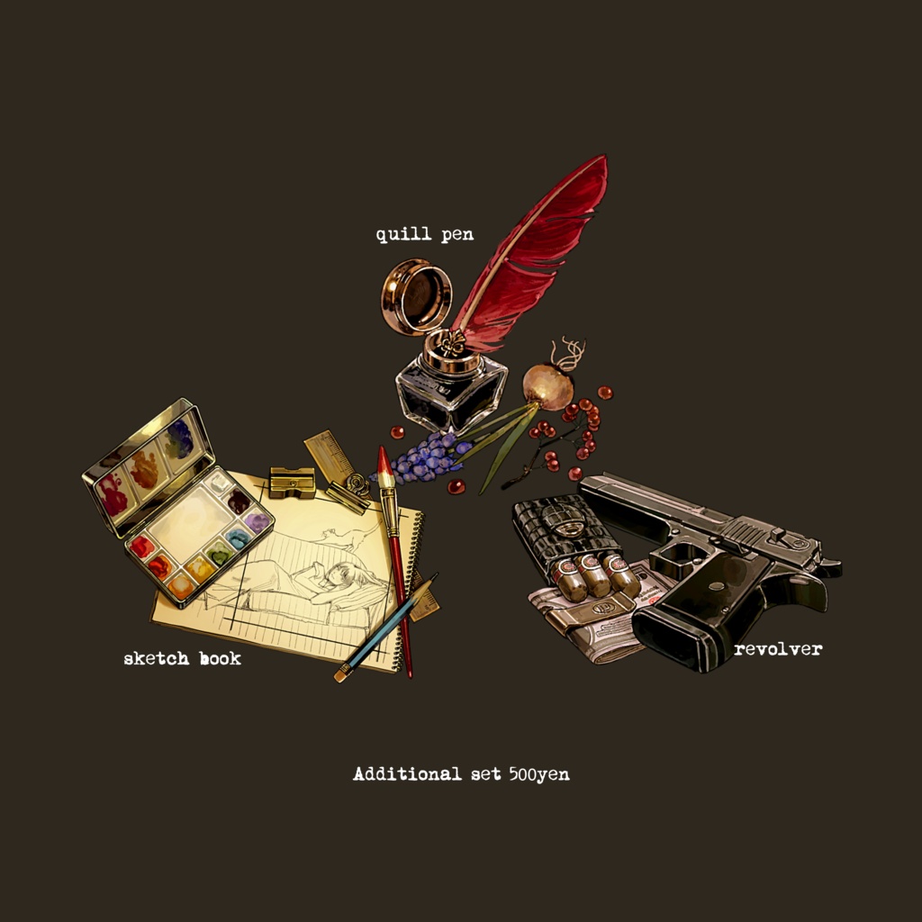 「1:1」ステッカー