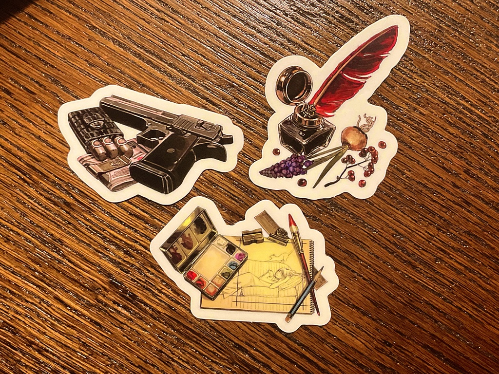 「1:1」ステッカー