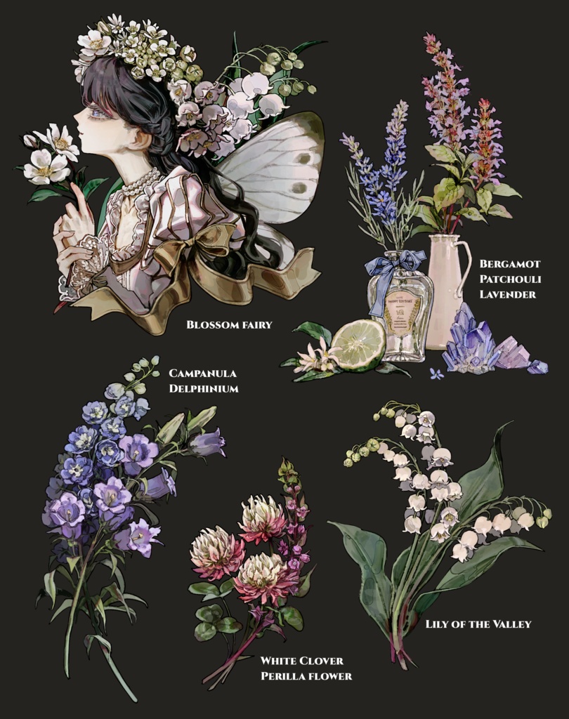 【Botanical Fairy】ステッカー