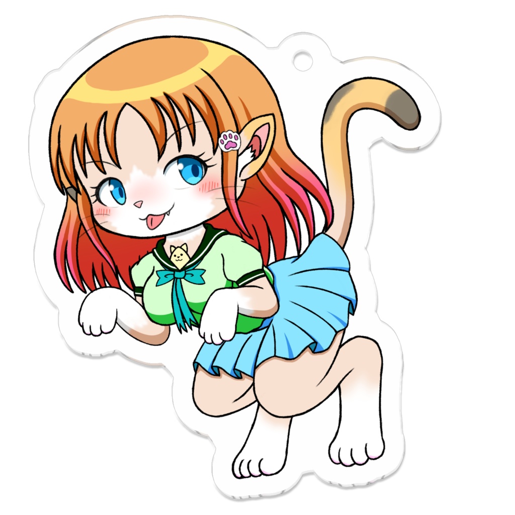 ヒメノ猫変身中