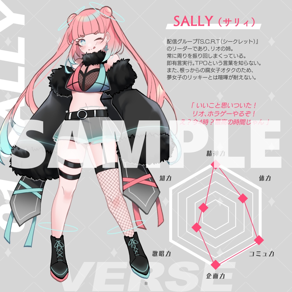 【創作】メタモルばーす設定集