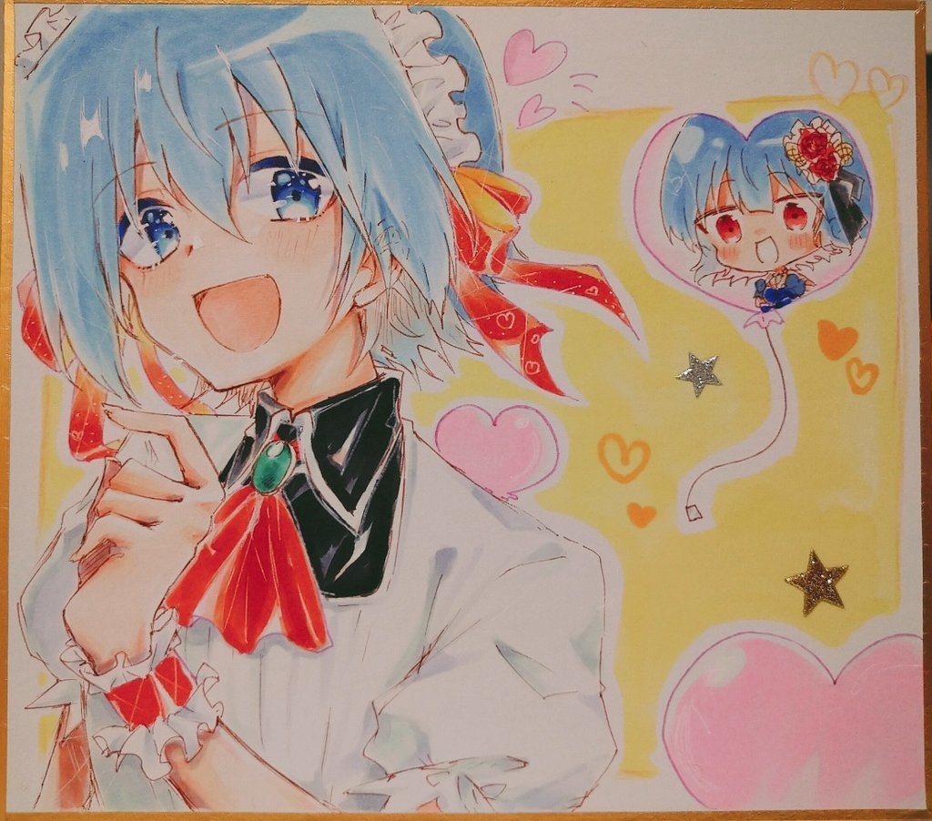 イラスト色紙  ハヤテ