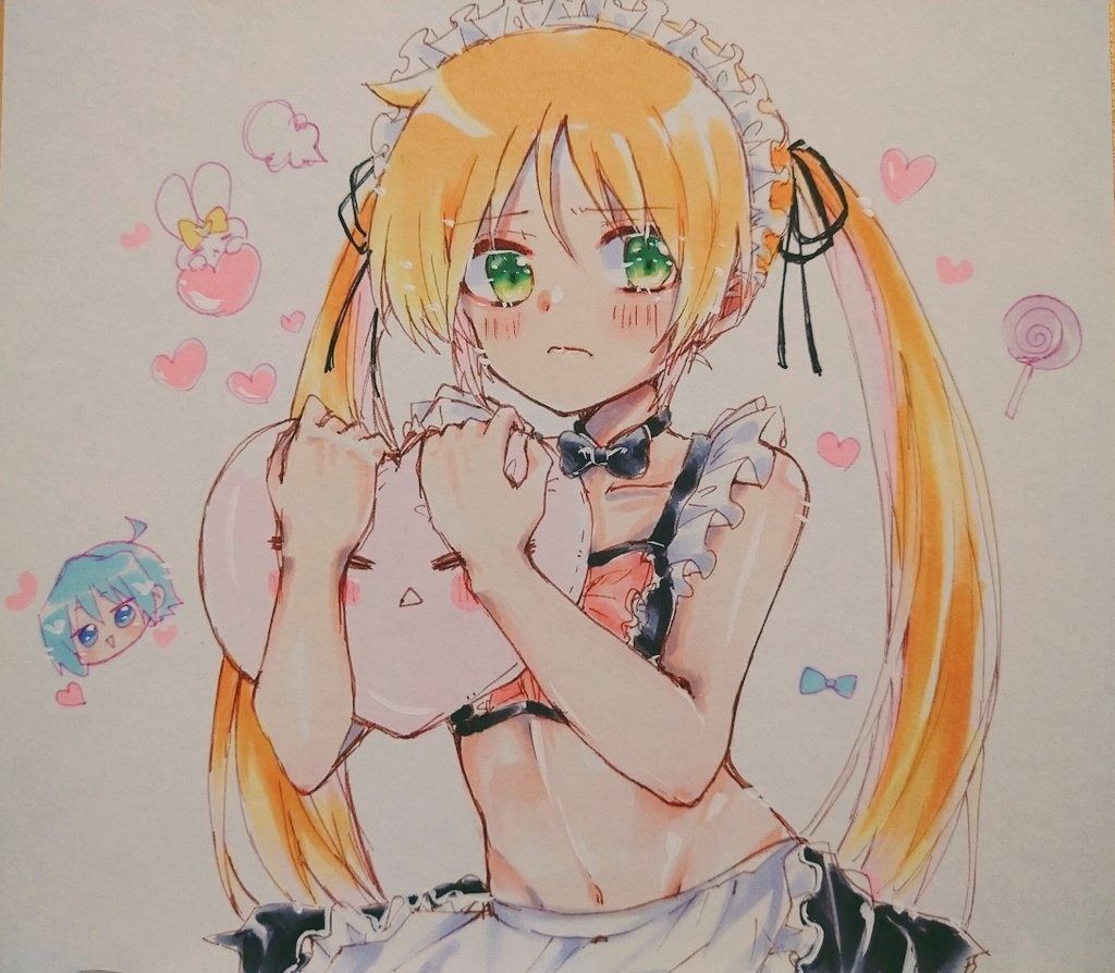 イラスト色紙  ナギ(メイド服ver)