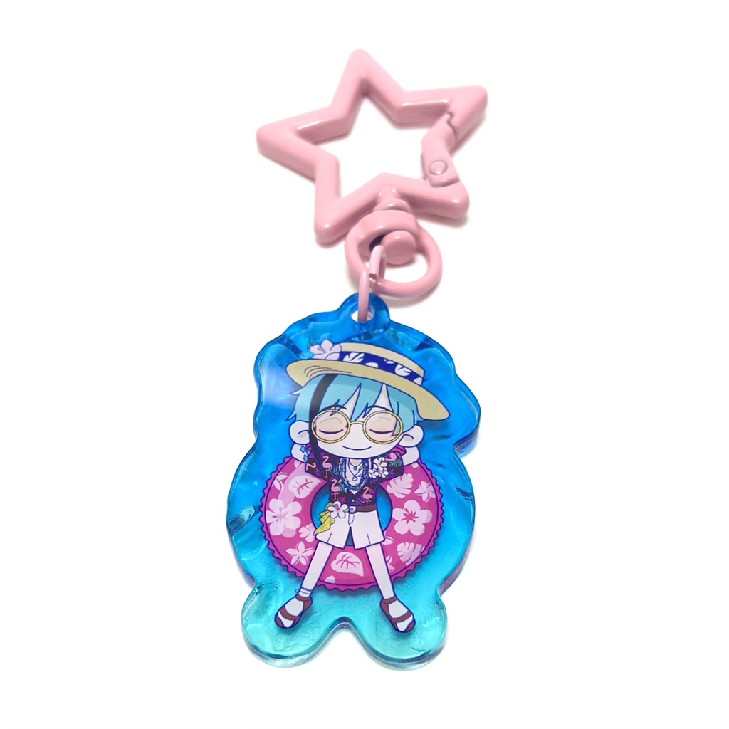 フロイド　水面アクリルキーホルダー
