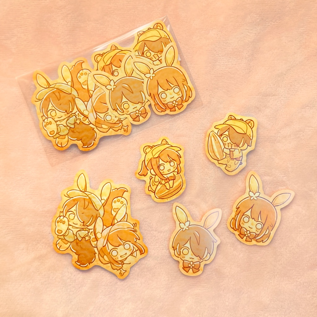 クッキーシール&スクエア缶