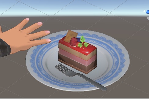 フランボワーズのムースケーキ Franboise mousse cake (3D model FBX)