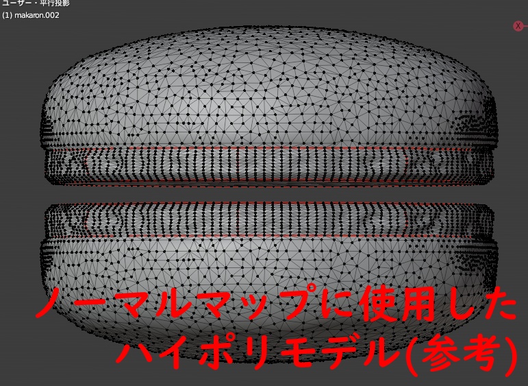 マカロン6色セット(箱、台座つき) Macarons (3D model FBX)