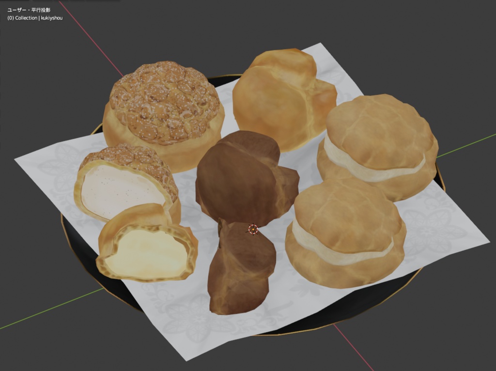 シュークリーム盛り合わせ