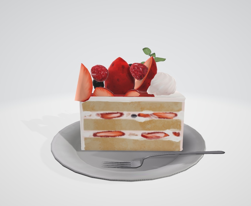 ホールケーキセット(クリスマスケーキ、バースデーケーキ兼用) テーブルと椅子つき