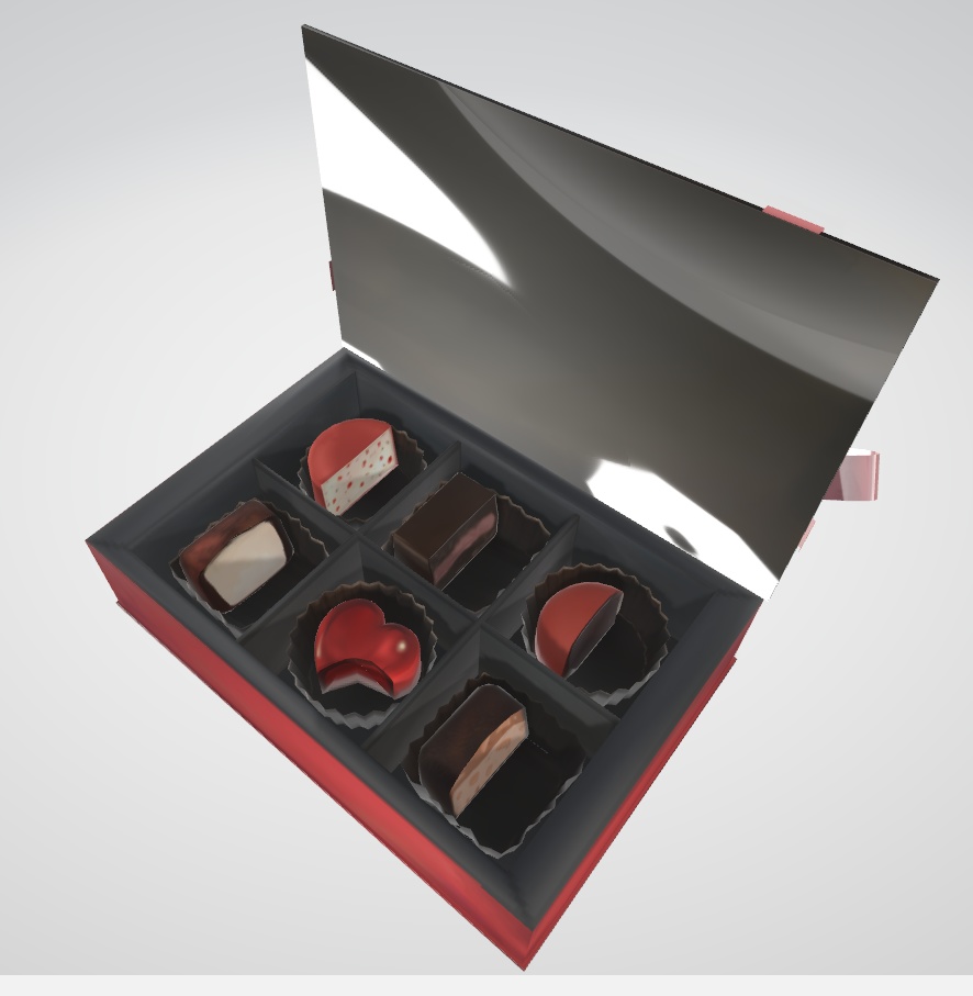 チョコレート3Dモデル ※NEOKET4につづいて無料配布中