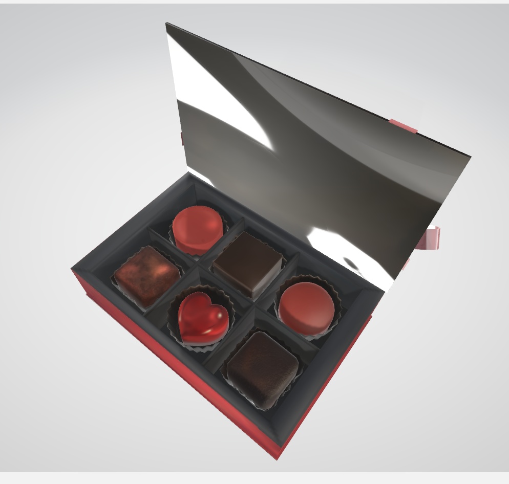 チョコレート3Dモデル ※NEOKET4につづいて無料配布中