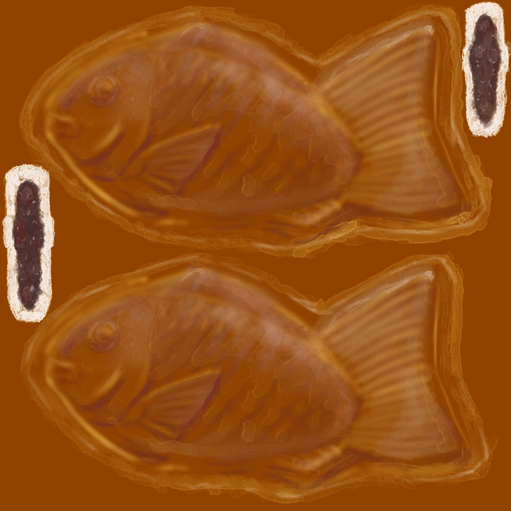 たいやき3Dモデル