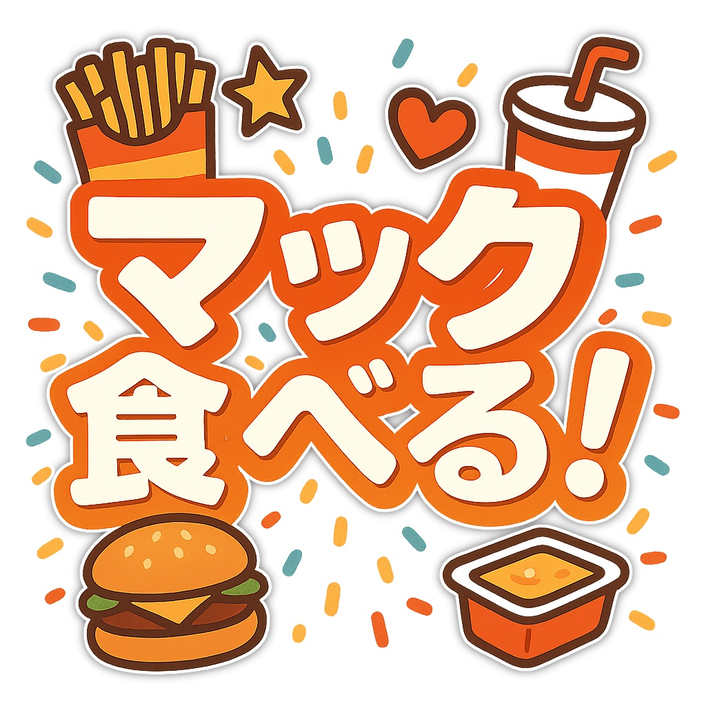 【配信ロゴ素材】マック、マクドナルド配信ロゴ
