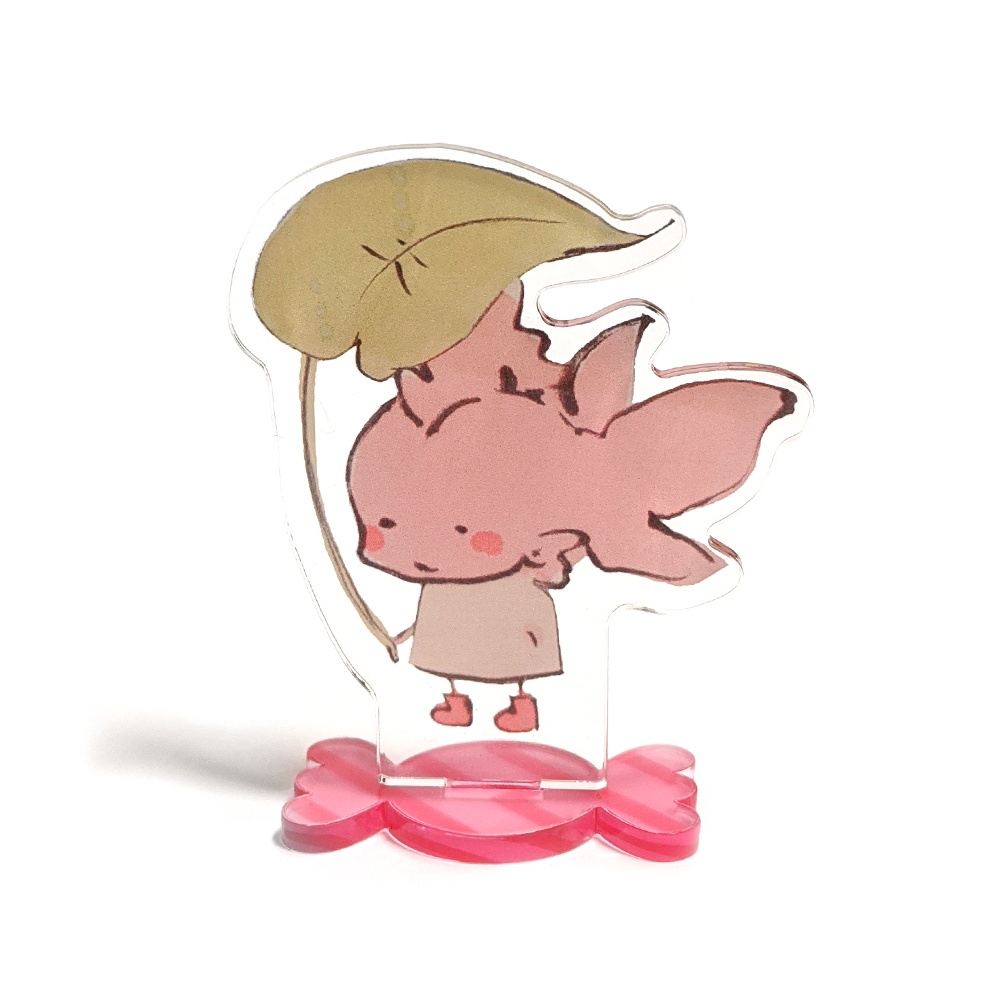 キンギョリアン アクリルスタンド <とがった葉っぱ>