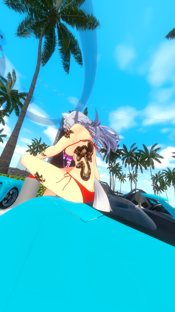 鷲と蛇のタトゥー