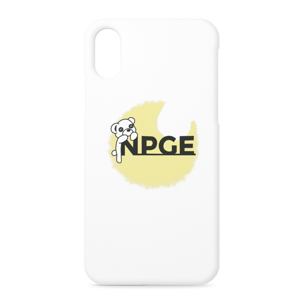 NPGE　ポムちゃん　ロゴ　スマホケース　　機種展開あり