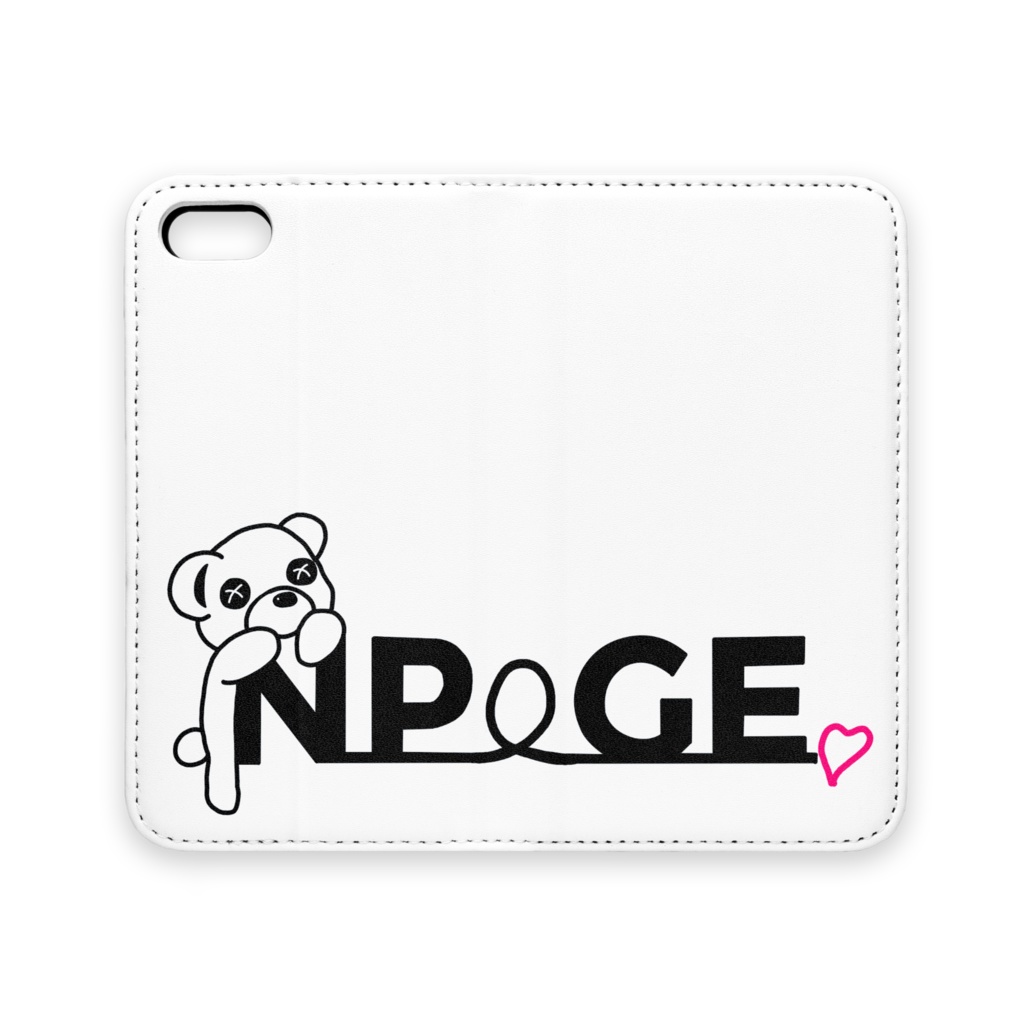 NPGE　ポムちゃん　ロゴ　スマホケース　機種展開あり