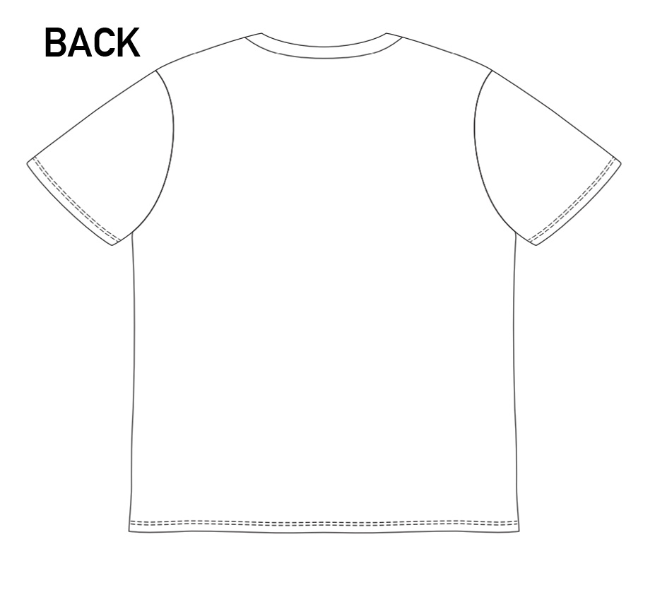 たまえりグラフィティTシャツ フロントプリント(白)