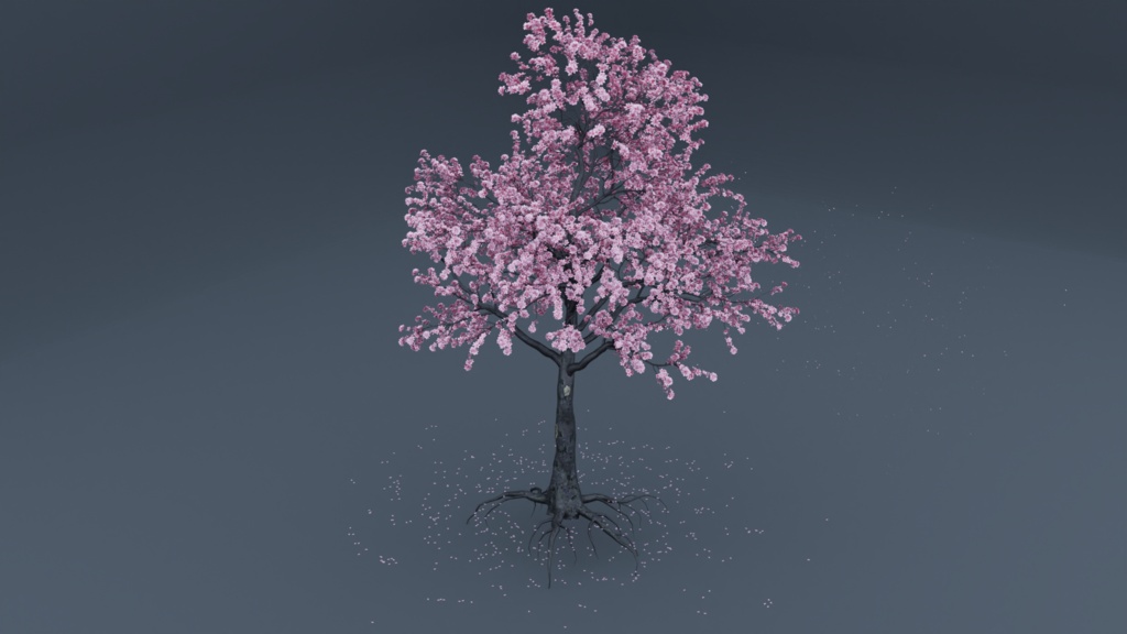 SACRED SAKURA - 霊桜 - Blooming Cherry Blossom Tree Asset