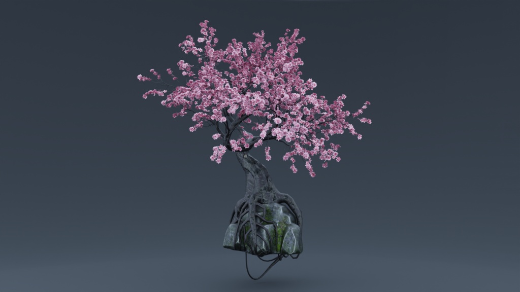 ETERNAL SAKURA - 常春の桜 - Traditional Cherry Blossom Asset