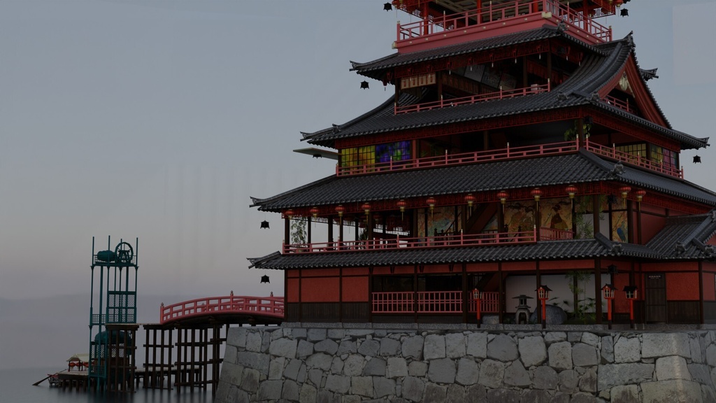 JAPANESE YUKAKU - 華の遊郭 - Traditional Red-Light District