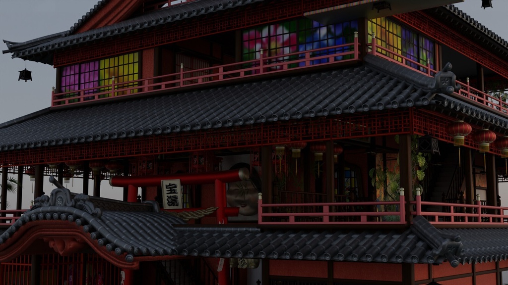 JAPANESE YUKAKU - 華の遊郭 - Traditional Red-Light District