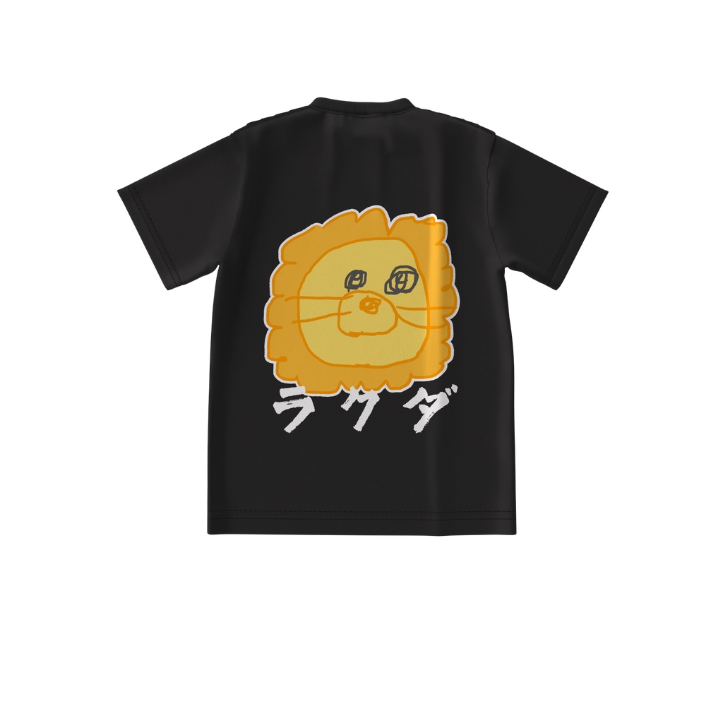 ぽりちゃんキメラTシャツ黒