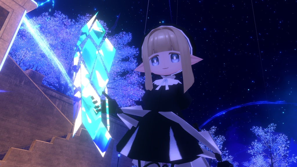 【VRChat向け/Quest対応】変形武器兼アクセサリー「Answerer」