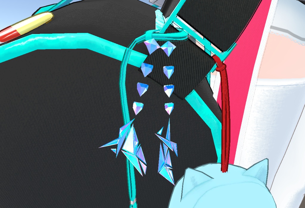 【VRChat向け/Quest対応】アクセサリー「冰界の欠晶器」