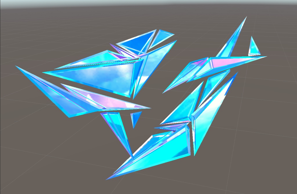 【VRChat向け/Quest対応】アクセサリー「冰界の欠晶器」